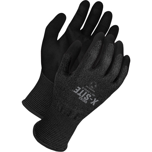 Gants enduits r&eacute;sistants &agrave; la coupe pour &eacute;cran tacticle X-Site, Taille 6, Calibre 18, Rev&ecirc;tement Polyur&eacute;thane, Enveloppe en PEHP, ASTM ANSI niveau A4 Equipex