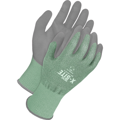 X-Site&reg; Coated Cut-Resistant Touchscreen Gloves, Size 6, 18 Gauge, Polyurethane Coated, HPPE Shell, ASTM ANSI Level A4 Equipex
