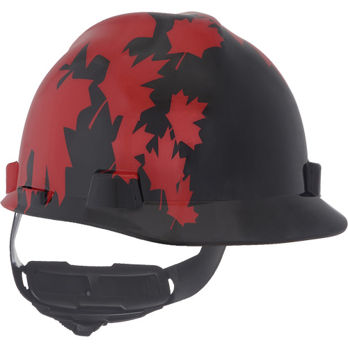 Casque sp&eacute;cialis&eacute; V-Gard, Suspension Rochet, Noir/Rouge Equipex