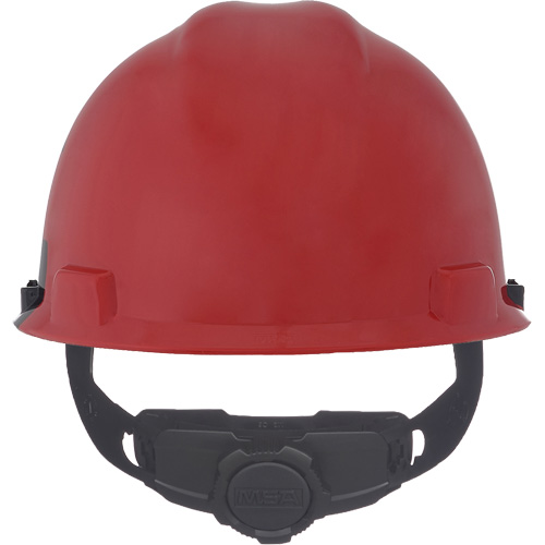 Casque sp&eacute;cialis&eacute; V-Gard, Suspension Rochet, Noir/Rouge Equipex