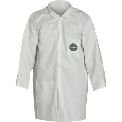 ProShield&reg; 50 Lab Coat, Microporous, White, Small Equipex