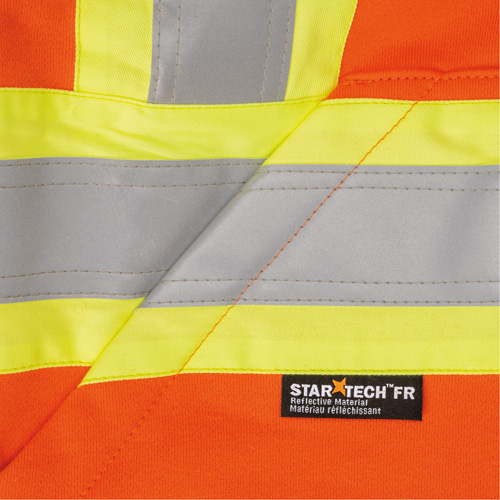 Chandail lourd avec capuchon, Femmes, T-petit, Orange haute visibilit&eacute; Equipex