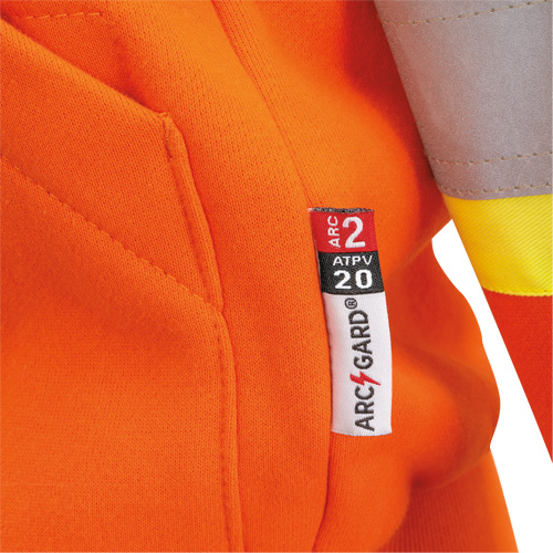Chandail lourd avec capuchon, Femmes, T-petit, Orange haute visibilit&eacute; Equipex
