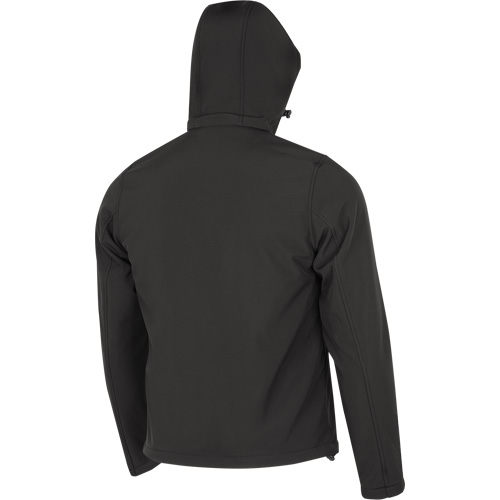 Veste chauffante Softshell, Hommes, Petit, Noir Equipex