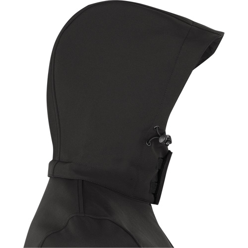 Veste chauffante Softshell, Hommes, Petit, Noir Equipex