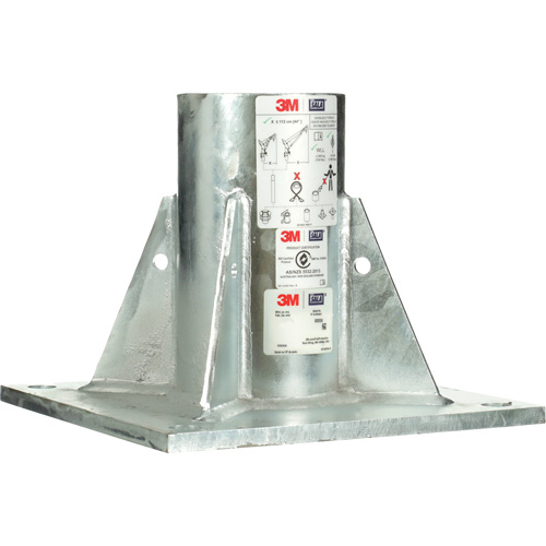 DBI-SALA&reg; Confined Space Floor Mount Base, Galvanized Equipex