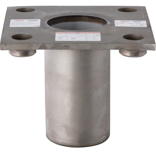 Base d'insertion principale en acier inoxydable avec plaque sup&eacute;rieure pour espace clos DBI-SALA Equipex