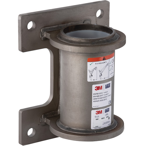 DBI-SALA&reg; Confined Space Wall Mount Base, Stainless Steel Equipex