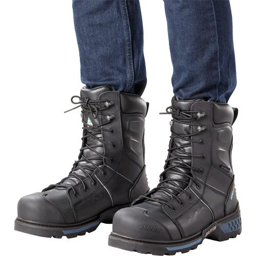 Bottes de s&eacute;curit&eacute; Ice Monster pour hommes, Cuir, Semelle R&eacute;sistant aux perforations, Pointure 14 Equipex