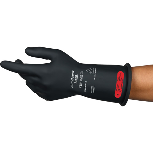 Gants &eacute;lectriques isol&eacute;s ultra l&eacute;gers ActivArmr RIG R011BUL, ASTM classe 0, Taille 7, 11" lo Equipex