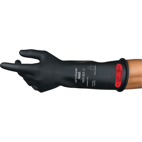Gants &eacute;lectriques isol&eacute;s ultra l&eacute;gers ActivArmr RIG R014BUL, ASTM classe 0, Taille 10, 14" lo Equipex