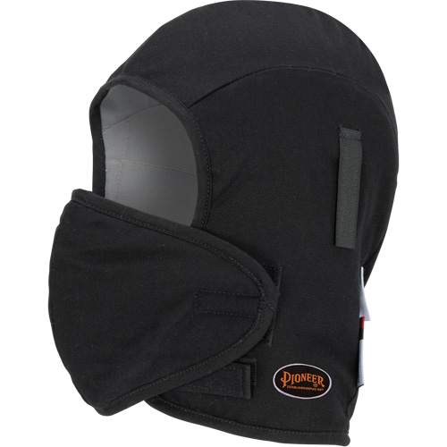 Doublure matelass&eacute;e ignifug&eacute;e Pioneer 766A pour casque de s&eacute;curit&eacute; avec embout buccal amovible, Noir/Gris, Coton/FR-Tech/Modacrylique/Nylon Equipex