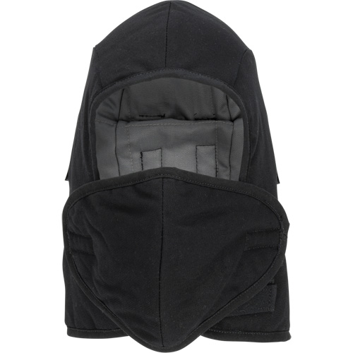 Doublure matelass&eacute;e ignifug&eacute;e Pioneer 766A pour casque de s&eacute;curit&eacute; avec embout buccal amovible, Noir/Gris, Coton/FR-Tech/Modacrylique/Nylon Equipex