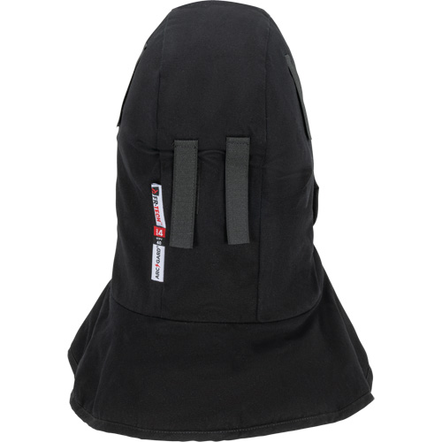 Pioneer 765A Flame-Resistant Quilted Hard Hat Liner with Long Neck & Detachable Mouthpiece, Black/Grey, Cotton/FR-Tech&reg;/Modacrylic/Nylon Equipex