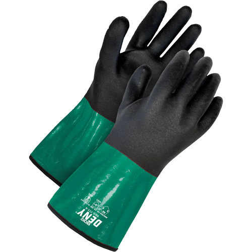 Chemical-Resistant Gloves with Cut-Resistant Lining, Size 10/X-Large, 12" L, PVC Equipex