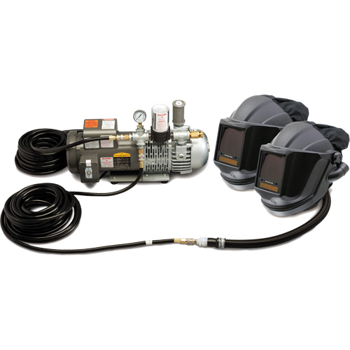 2-Worker MAXSHIELD&reg; Supplied Air Shield & Flip-Front Welding System Equipex