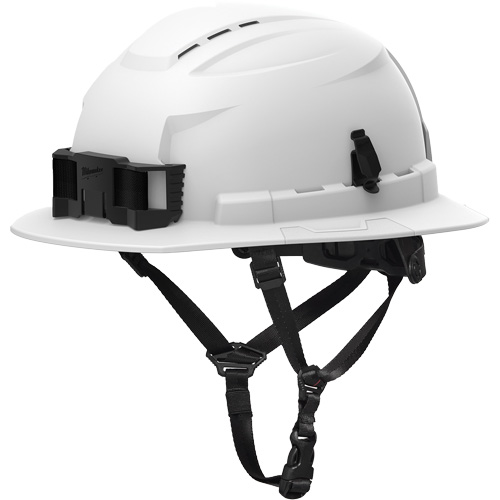 Casque de s&eacute;curit&eacute; &agrave; bordure complet BOLT, R&eacute;pond aux normes CSA type 2, Suspension Rochet, Ventil&eacute; Equipex