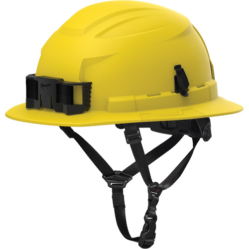 Casque de s&eacute;curit&eacute; &agrave; bordure complet BOLT, R&eacute;pond aux normes CSA type 2, Suspension Rochet, Non ventil&eacute; Equipex
