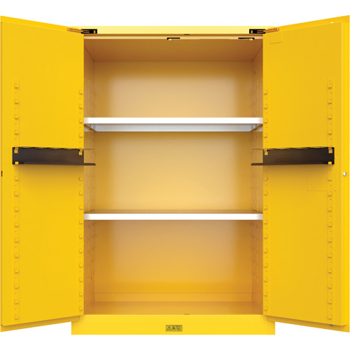 Armoire de s&eacute;curit&eacute; pour produits inflammables Utili-Guard+, 90 gal., 2 Porte(s), 43" La x 65" h x 37" p Equipex