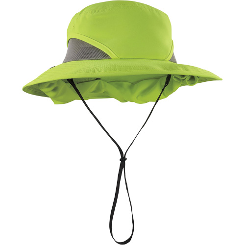Chill-Its 8934 Ranger Hat with Neck Shade, Small/Medium, Hi-Vis Lime Equipex