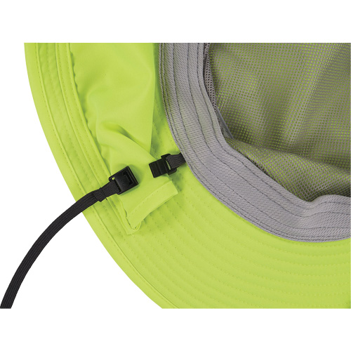 Chill-Its 8934 Ranger Hat with Neck Shade, Small/Medium, Hi-Vis Lime Equipex