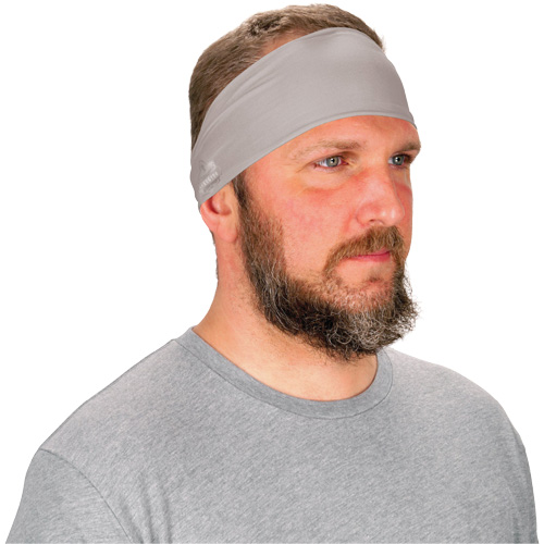 Bandeau de refroidissement en tricot haute performance Chill-Its 6634, Gris Equipex