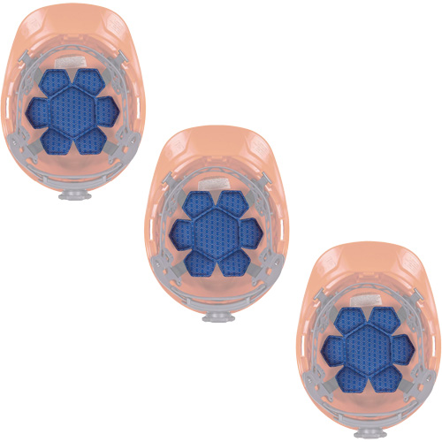 Coussin sup&eacute;rieur de refroidissement pour casque de s&eacute;curit&eacute; Chill-Its 6612 &agrave; &eacute;vacuation de lhumidit&eacute; Equipex