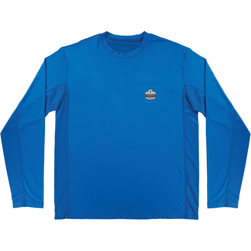 Chill-Its 6689 Cooling Long Sleeve Sun Shirt with UV Protection, Blue, 2X-Large Equipex