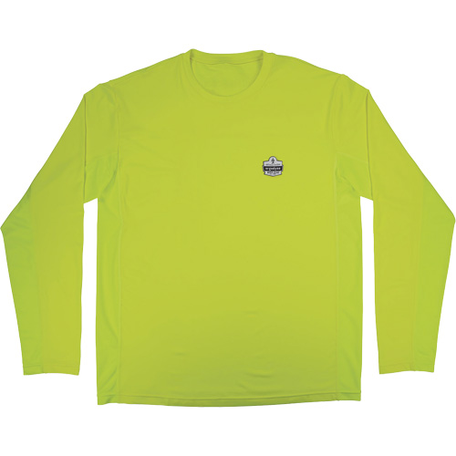 Chill-Its 6689 Cooling Long Sleeve Sun Shirt with UV Protection, High-Visibility Lime-Yellow, 3X-Large Equipex
