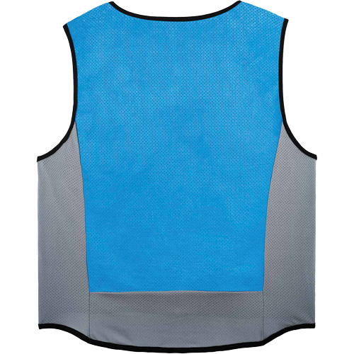 Veste de refroidissement &eacute;vaporatif Chill-Its 6667 avec fermeture &agrave; glissi&egrave;re, 3T-Grand, Bleu Equipex