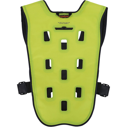 Veste de refroidissement &eacute;vaporatif Chill-Its 6685 avec fermeture &agrave; glissi&egrave;re, 2T-grand/3T-grand, Jaune lime haute visibilit&eacute; Equipex