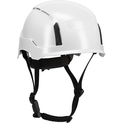 North&reg; RZRBack Industrial Climbing Helmet, Meets CSA Type 1, Ratchet Suspension, Vented Equipex