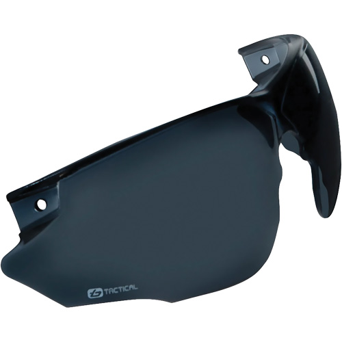Lentille de rechange pour lunettes de s&eacute;curit&eacute; Combat, Antibu&eacute;e/Anti-&eacute;gratignures, Fum&eacute;e, Combat Equipex