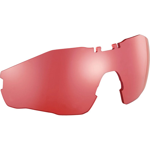 Lentille de rechange pour lunettes de s&eacute;curit&eacute; MY6, Antibu&eacute;e/Anti-&eacute;gratignures, SCT-Vermillion, MY6 Equipex