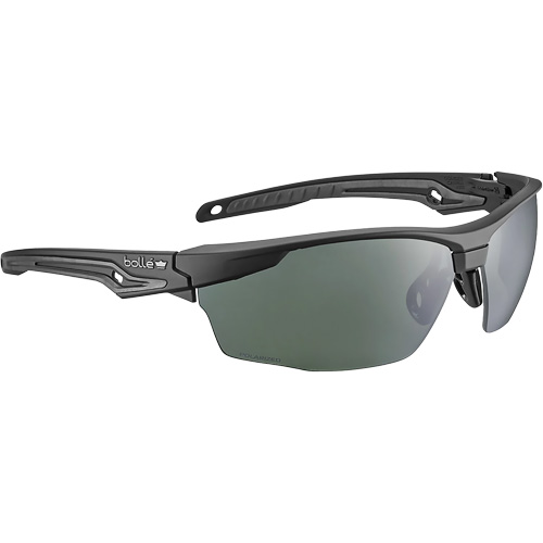 Tryon BSSI Ballistic Safety Glasses, Grey Lens, Anti-Fog/Anti-Scratch/Polarized, ANSI Z87+ Equipex