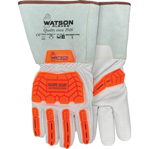 Gants r&eacute;sistants &agrave; la coupe Scape Goat, 3T-Grand, Paume en Ch&egrave;vre, Poignet Manchette/Conducteur Equipex
