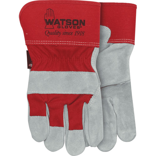 Gants Mean Mother 104, Moyen, Paume en Cuir de vache refendu Equipex