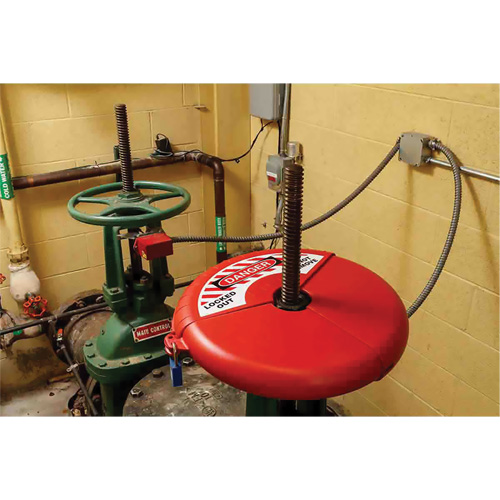 Collapsible Gate Valve Lockout Device, Wheel Type Equipex