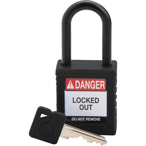 Cadenas de s&eacute;curit&eacute; Velocity, Cadenas de s&eacute;curit&eacute;, Cl&eacute;s diff&eacute;rentes, Nylon, Largeur de 1-1/2" Equipex