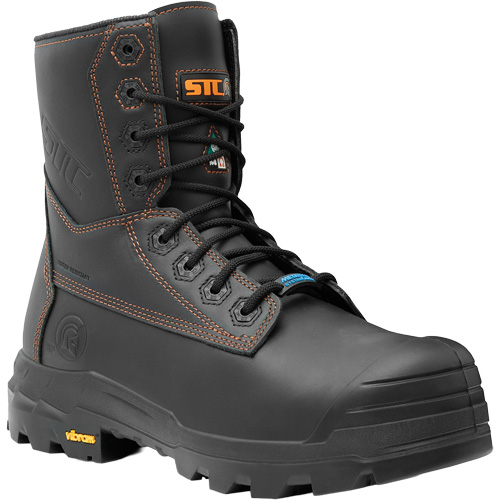Bottes de travail Metpro Flex avec protecteur m&eacute;tatarsien, Cuir, Taille 8, Imperm&eacute;able Equipex