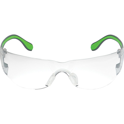Lunettes de s&eacute;curit&eacute; gris/vert Adapt Lite, Lentille Transparent, Antibu&eacute;e/Anti-&eacute;gratignures, ANSI Z87+/R&eacute;pond ou surpasse la norme CSA Z94.3 Equipex