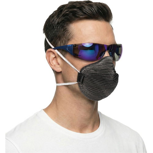 Lunettes de s&eacute;curit&eacute; Adapt Lite, Lentille Miroir bleu, Antibu&eacute;e/Anti-&eacute;gratignures, ANSI Z87+/R&eacute;pond ou surpasse la norme CSA Z94.3 Equipex