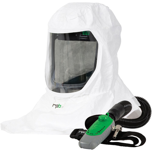 Respirateur T-Link avec casquette, tube de respiration & C40, Cagoule ample & visi&egrave;re Equipex