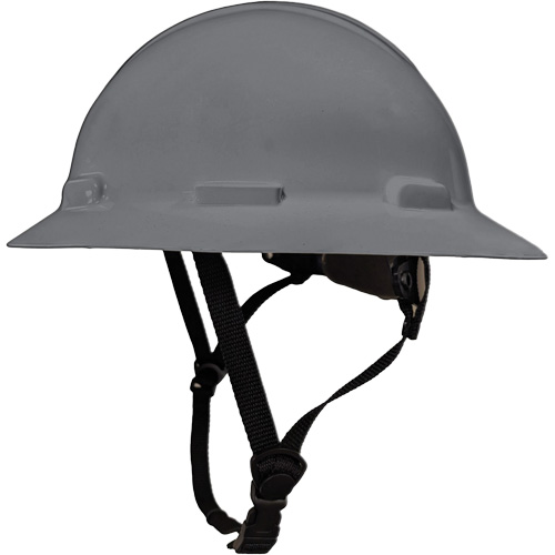 Casque de s&eacute;curit&eacute; &agrave; bordure compl&egrave;te LIDGUARD avec mentonni&egrave;re, R&eacute;pond aux normes CSA type 1, Suspension Rochet, Ventil&eacute; Equipex
