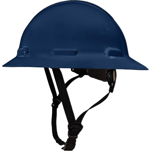 LIDGUARD&reg; Full Brim Hardhat with Chinstrap, Meets CSA Type 2, Ratchet Suspension, Vented Equipex