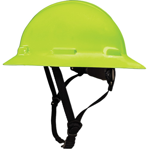 Casque de s&eacute;curit&eacute; &agrave; bordure compl&egrave;te LIDGUARD avec mentonni&egrave;re, R&eacute;pond aux normes CSA type 1, Suspension Rochet, Ventil&eacute; Equipex