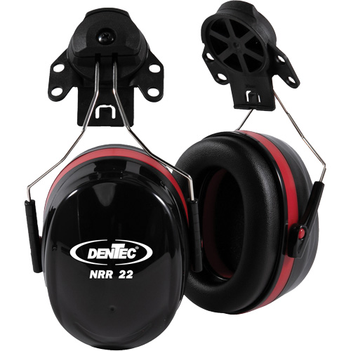 Cache-oreille SEALTEC de s&eacute;rie 500 avec bras doubles en acier inoxydable, Fixation pour casque, 26 dB NRR dB Equipex