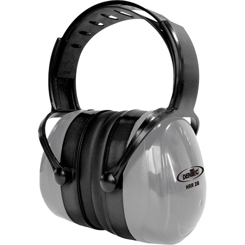 SEALTEC 600 Series Eamuff with Plastic Dual Arms, Headband, 28 dB NRR dB Equipex