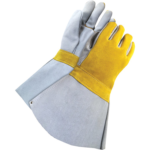 Lined Welder with 5" Cuff, Split Cowhide, Size One Size Equipex