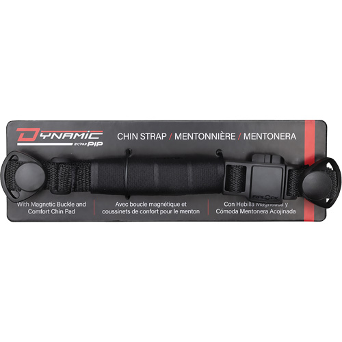 Dyna-Clic 4-Point Chin Strap with Magnetic Clip and Chin Pad Equipex